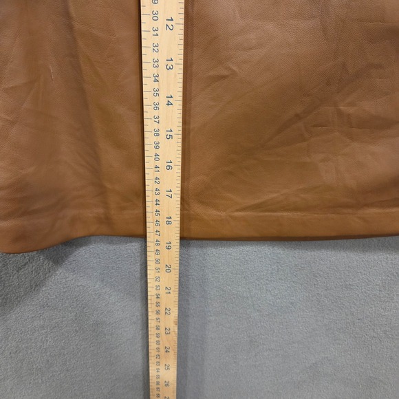 Loft Soft Faux Leather Lined Pencil Skirt Women's Size 12P Office Career Casual - Picture 6 of 6